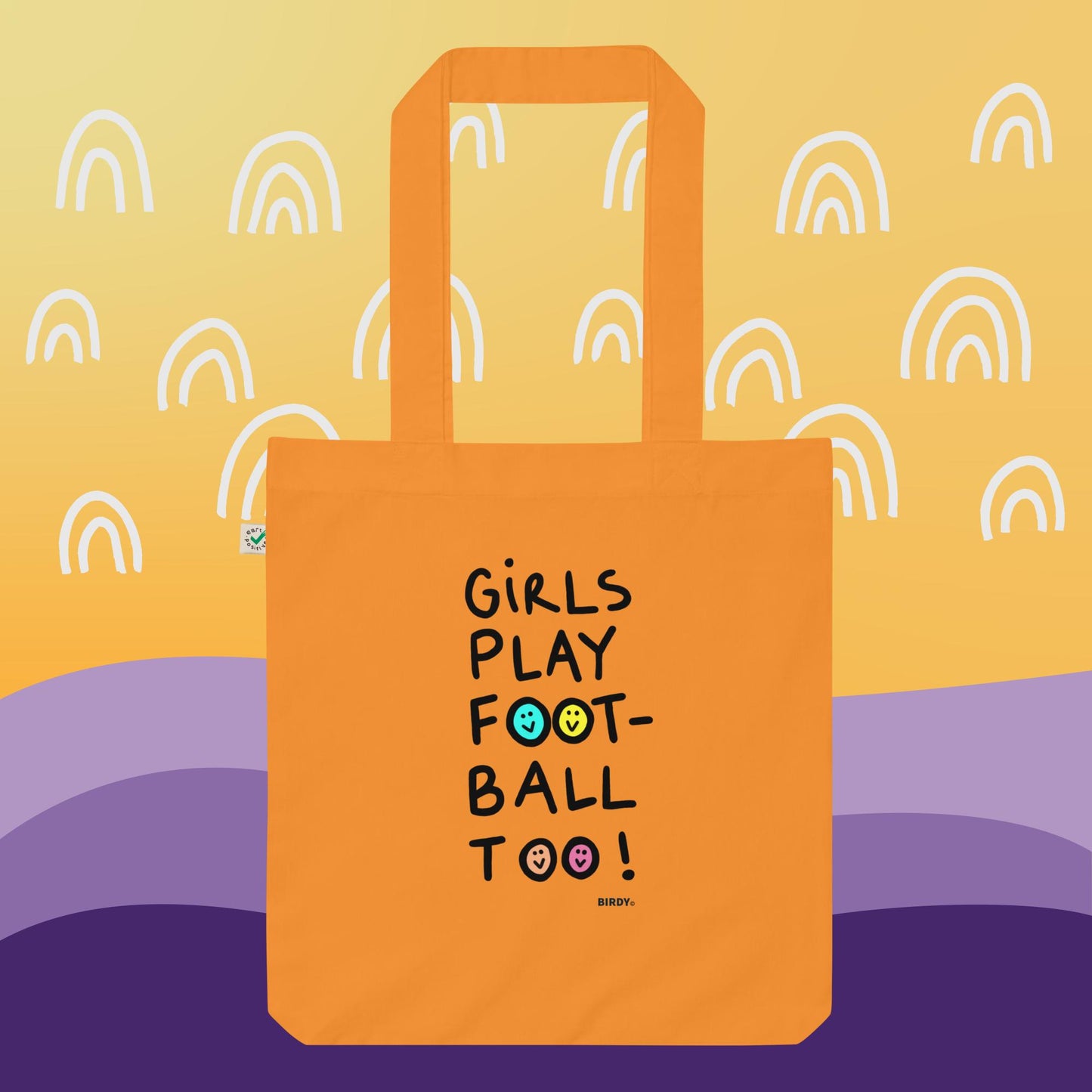 Girls Play Football Too Eco Tote Bag