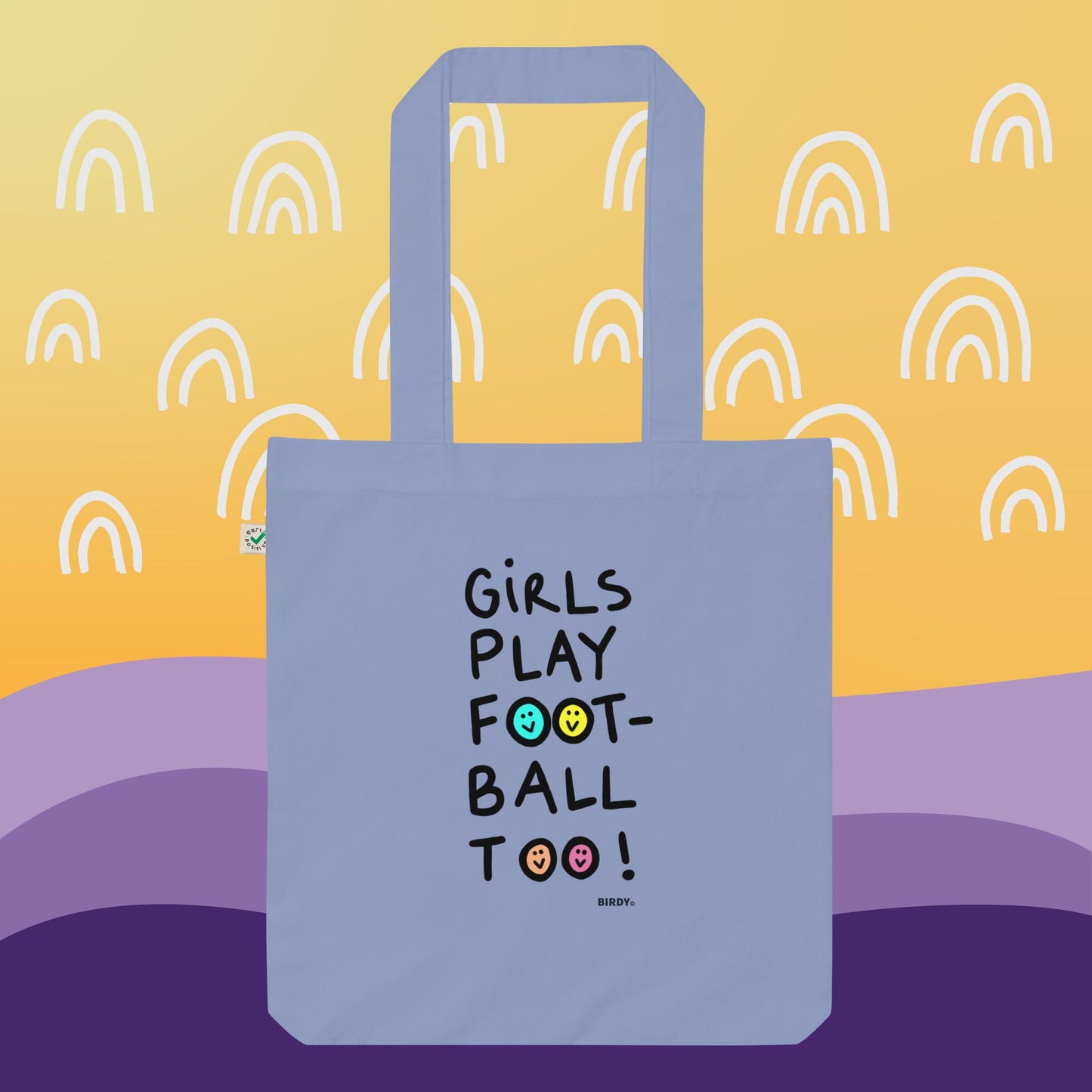 Girls Play Football Too Eco Tote Bag