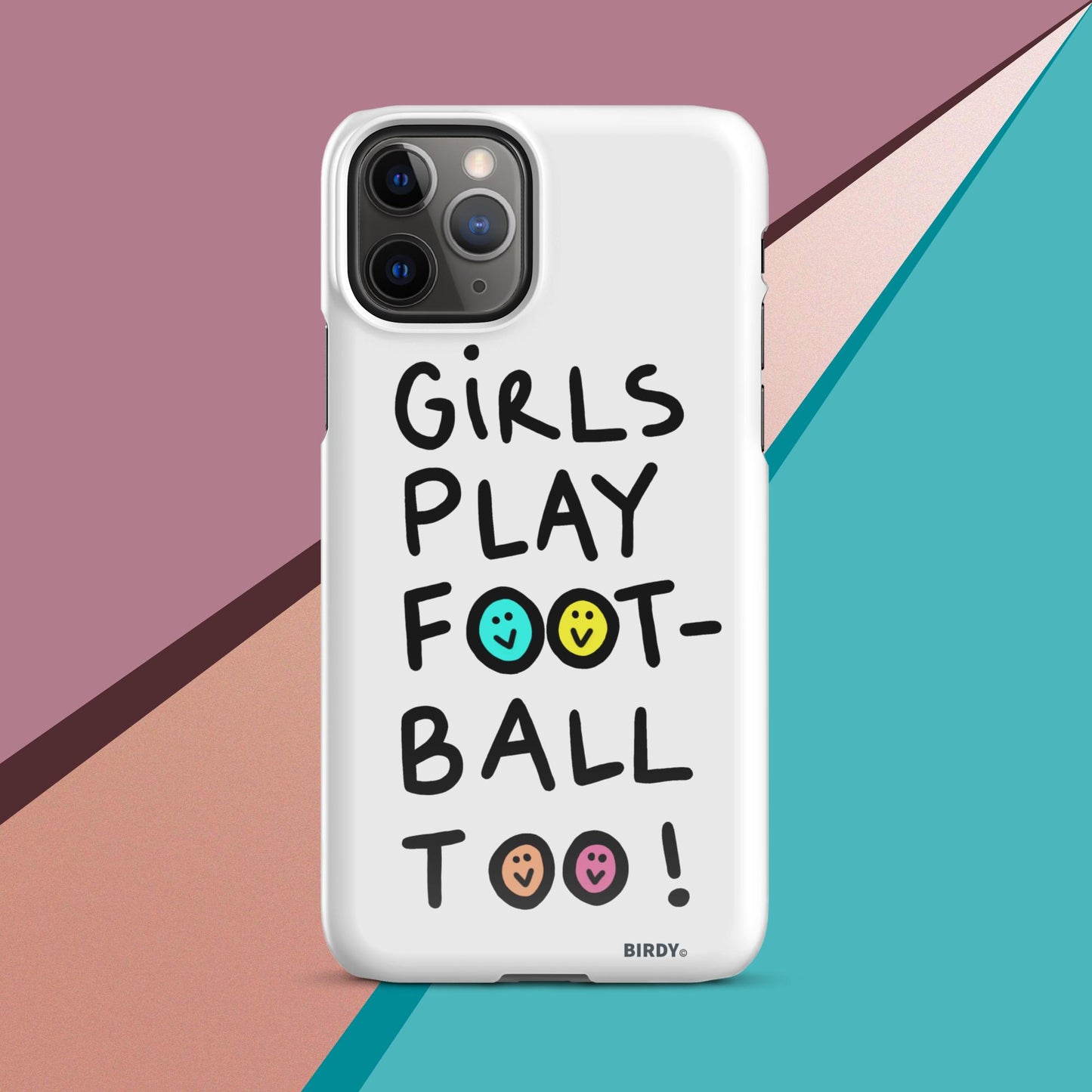 Girls Play Football Too Snap Case for iPhone®