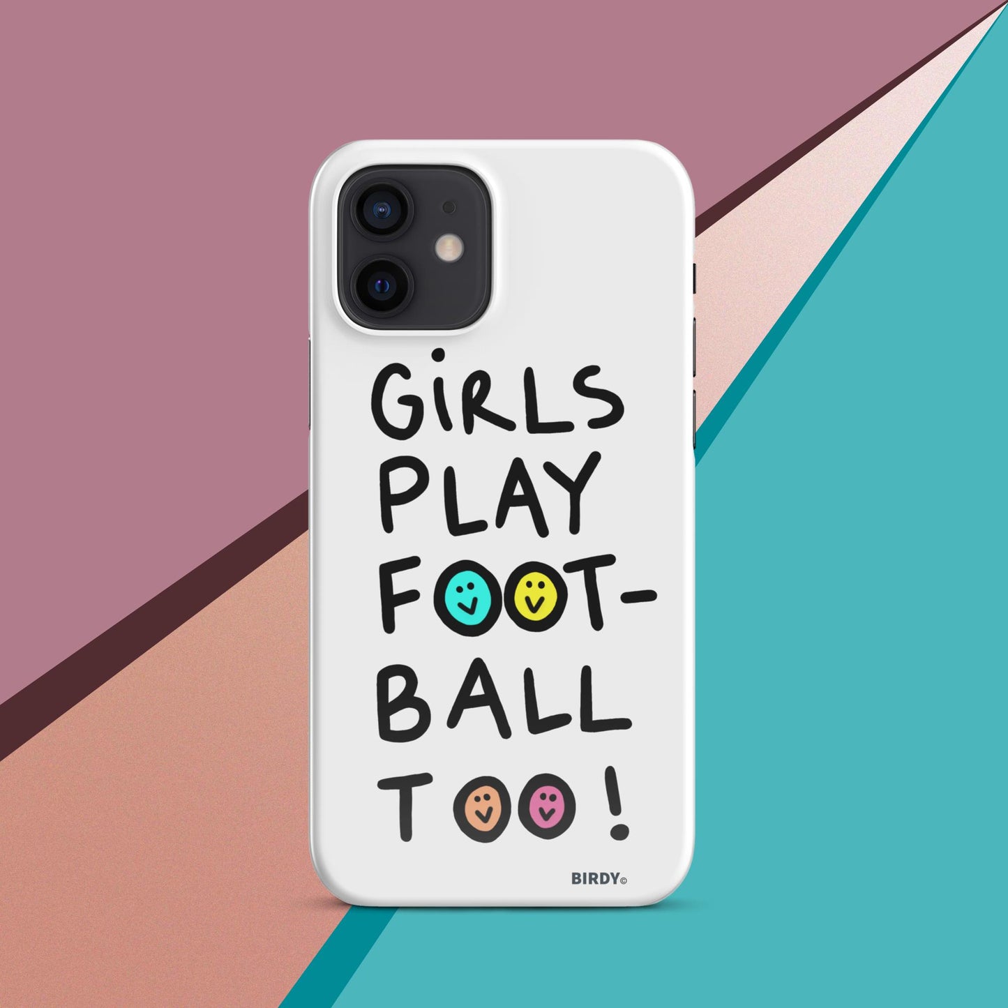 Girls Play Football Too Snap Case for iPhone®