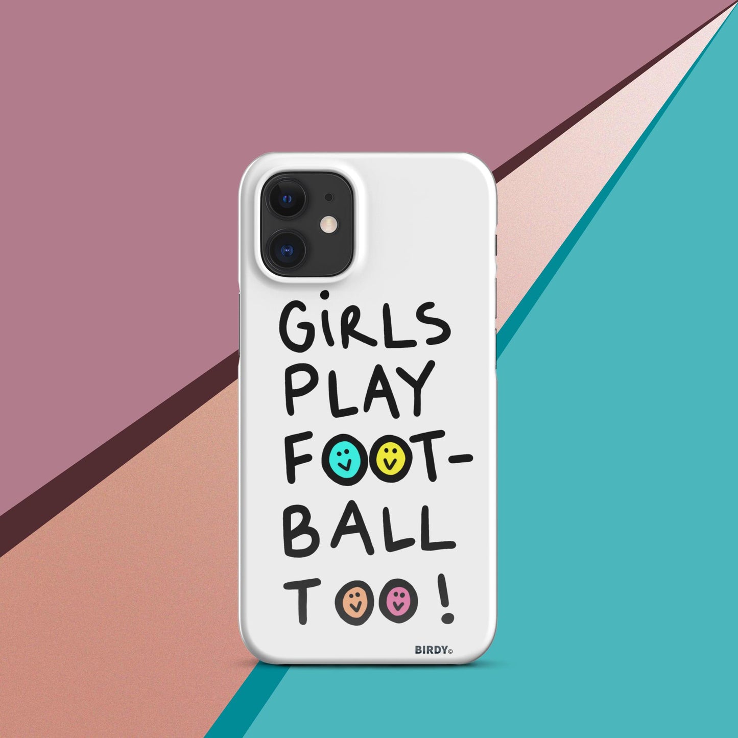 Girls Play Football Too Snap Case for iPhone®