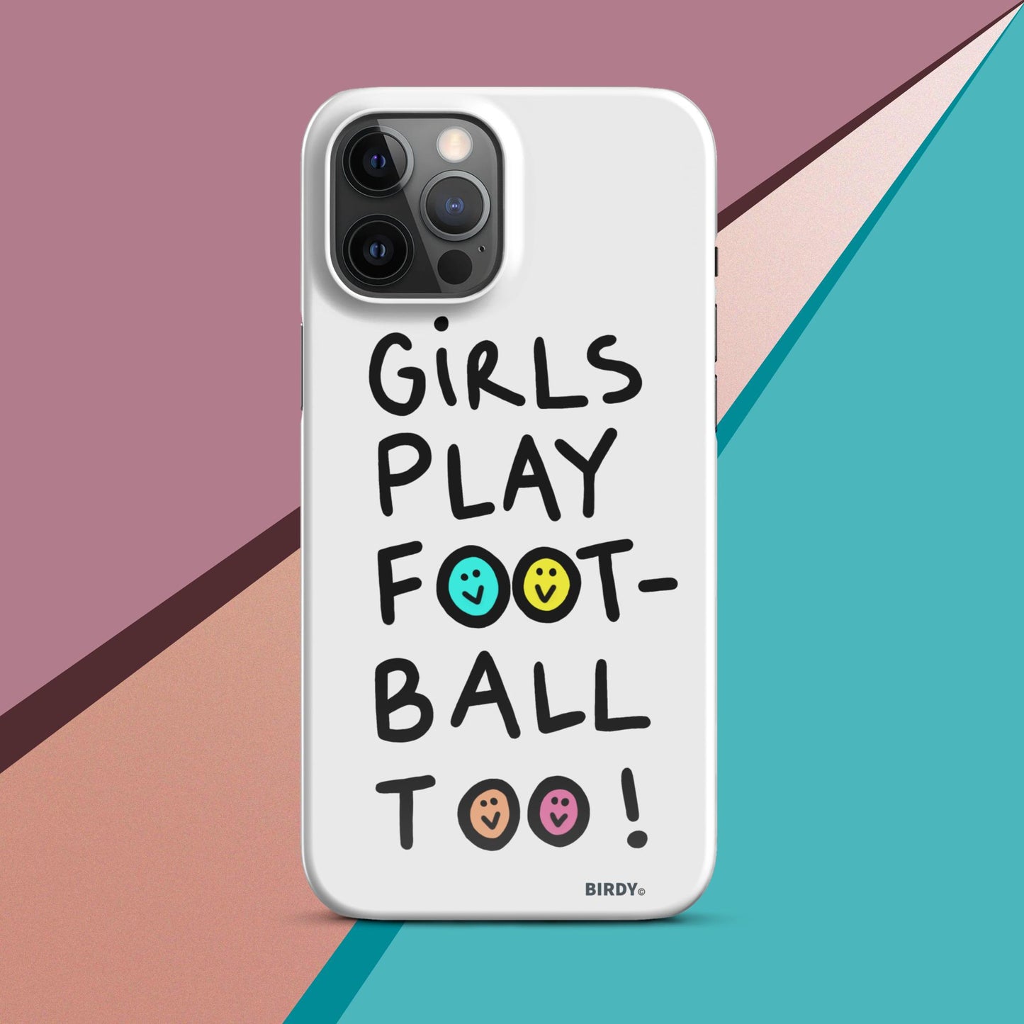 Girls Play Football Too Snap Case for iPhone®