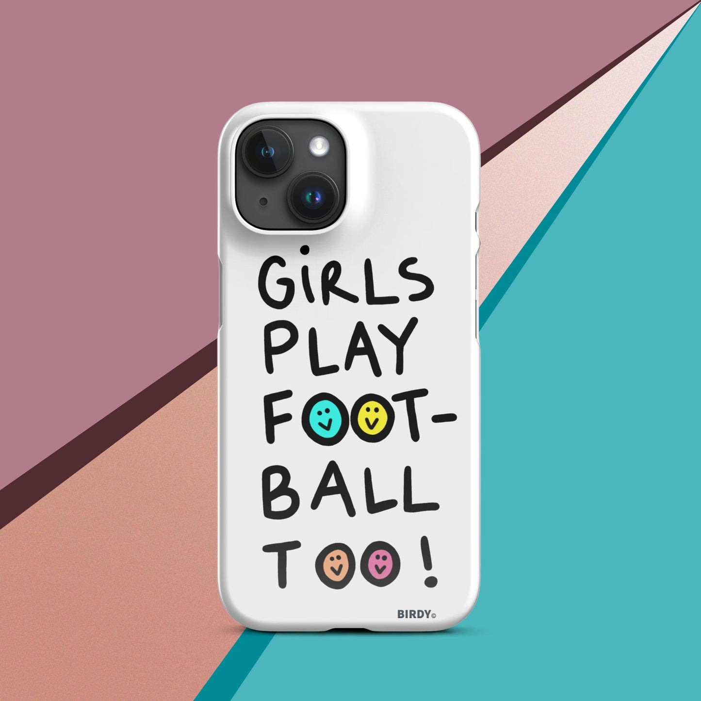 Girls Play Football Too Snap Case for iPhone®