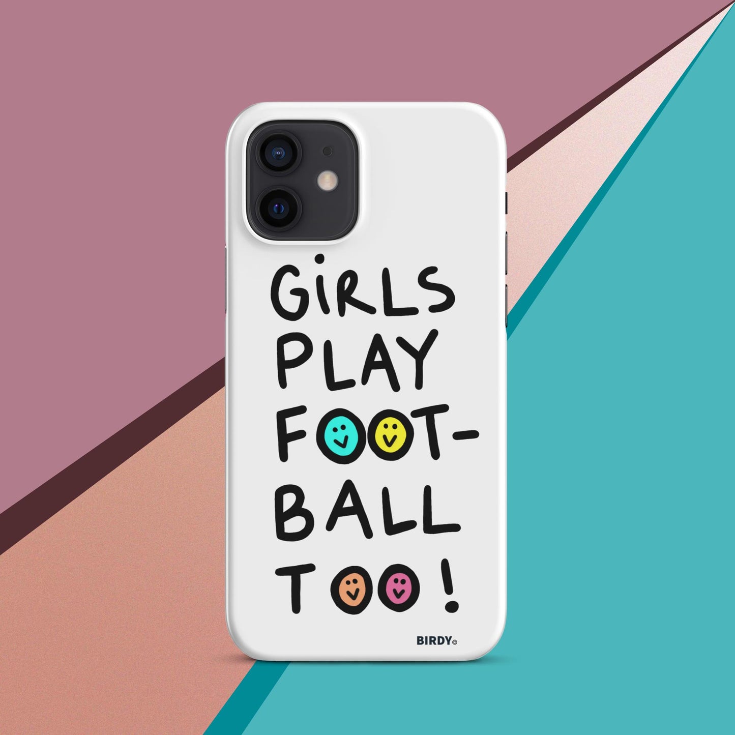 Girls Play Football Too Snap Case for iPhone®