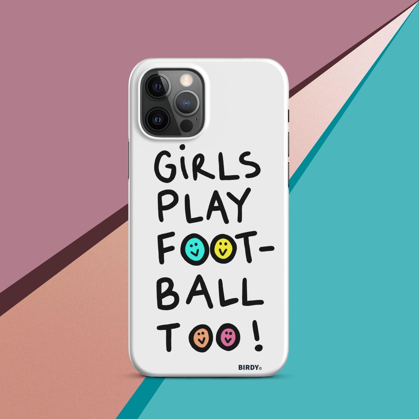 Girls Play Football Too Snap Case for iPhone®