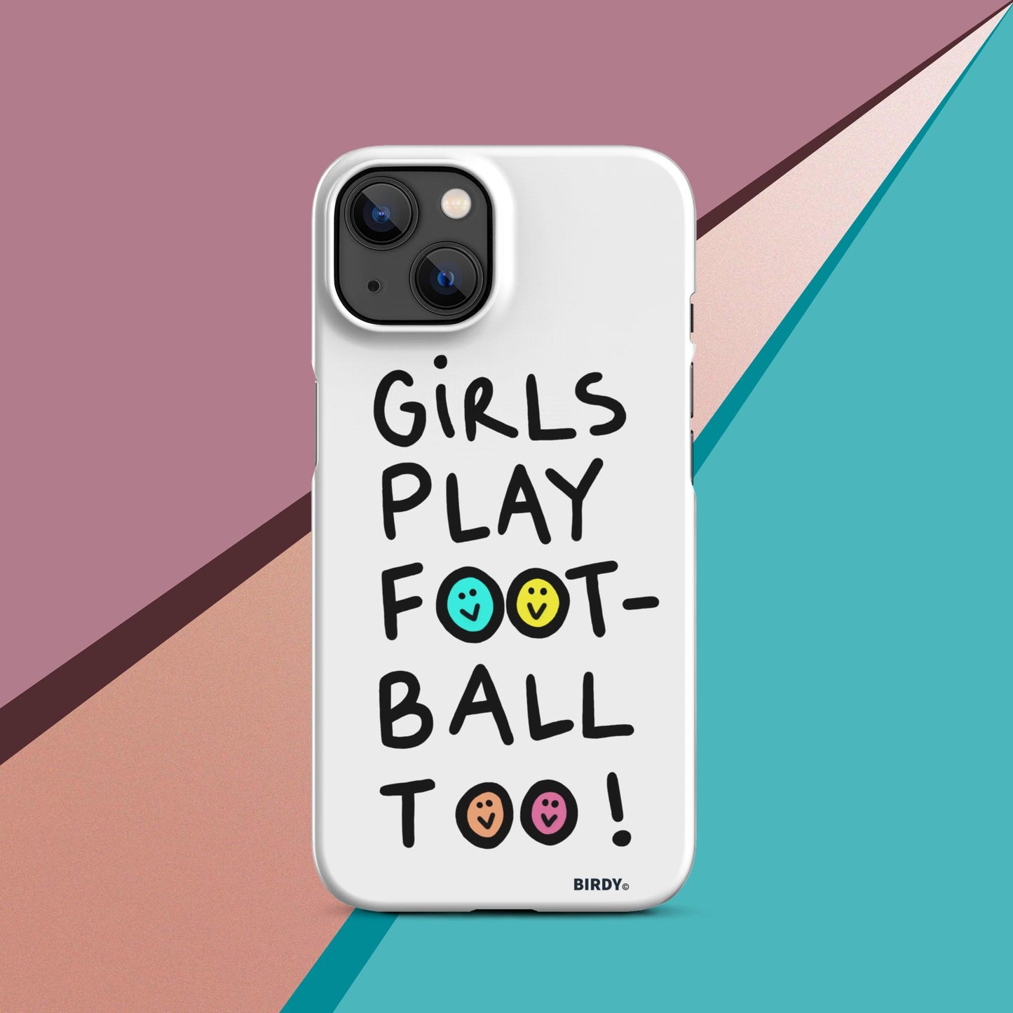 Girls Play Football Too Snap Case for iPhone®