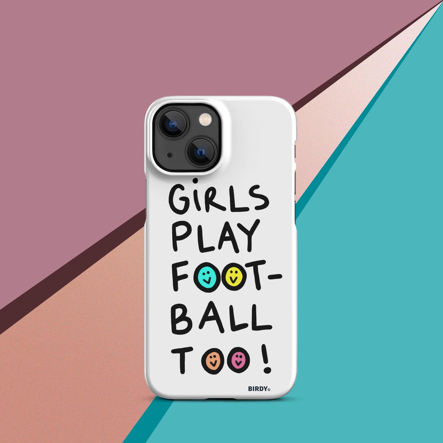 Girls Play Football Too Snap Case for iPhone®