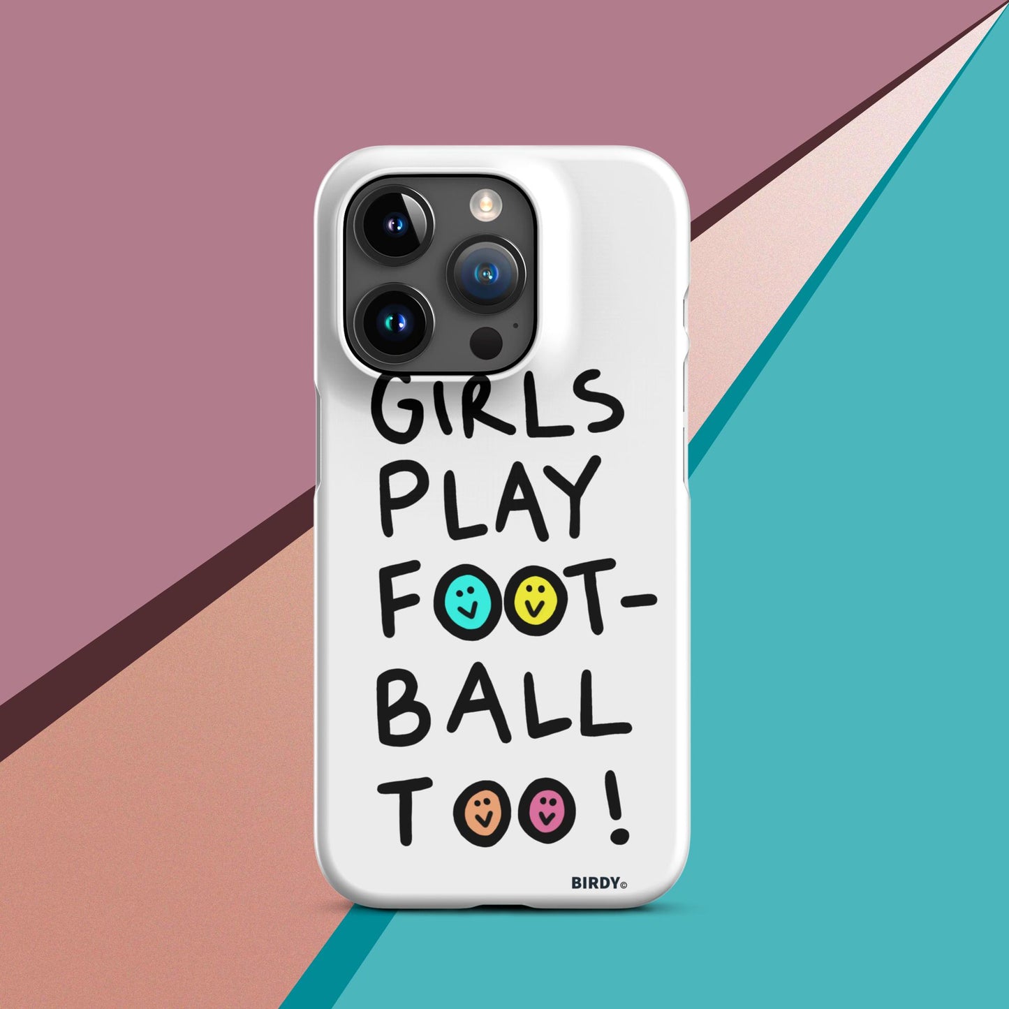 Girls Play Football Too Snap Case for iPhone®