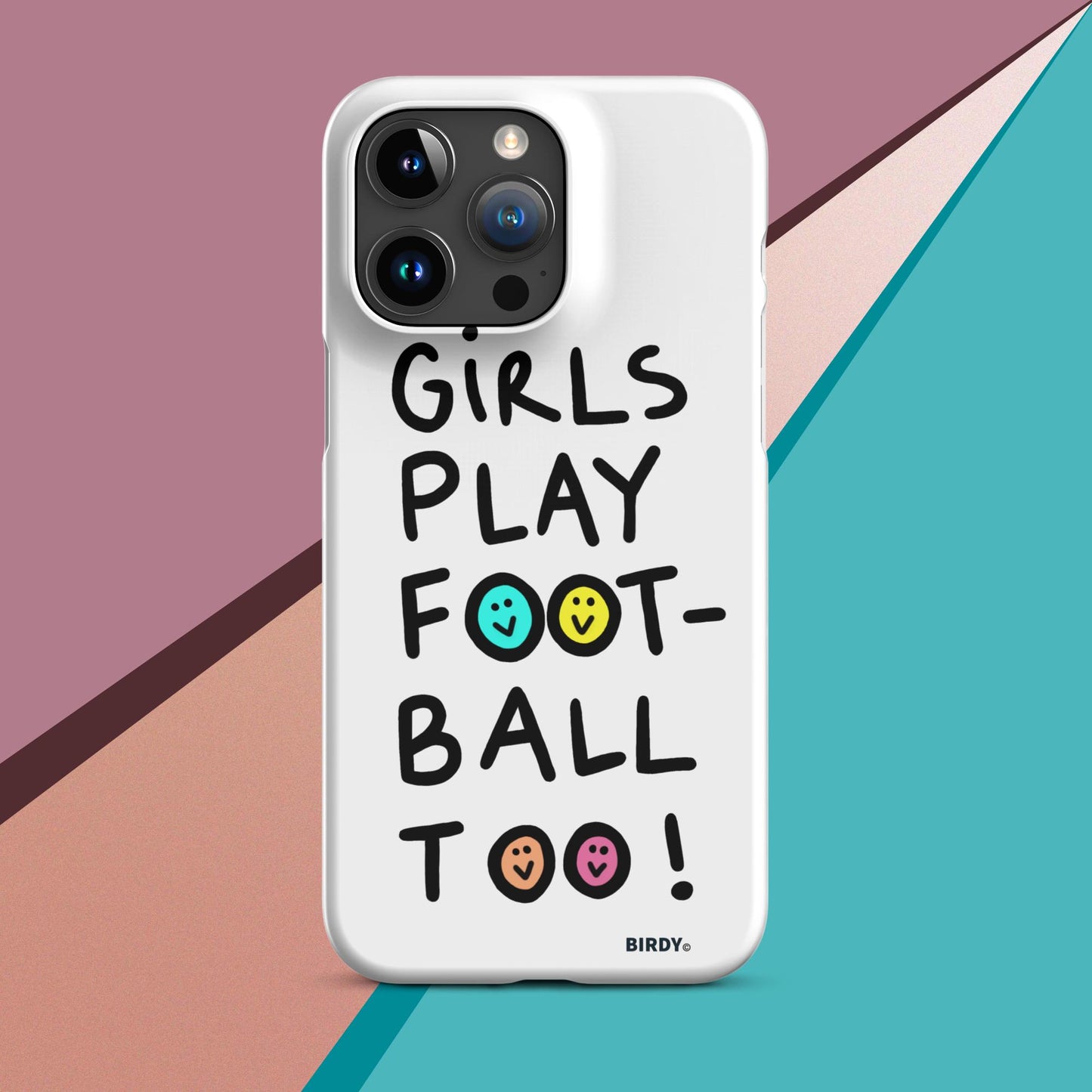 Girls Play Football Too Snap Case for iPhone®